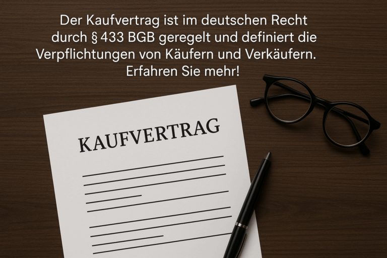 Kaufvertrag nach § 433 BGB: Rechte und Pflichten von Käufern und Verkäufern